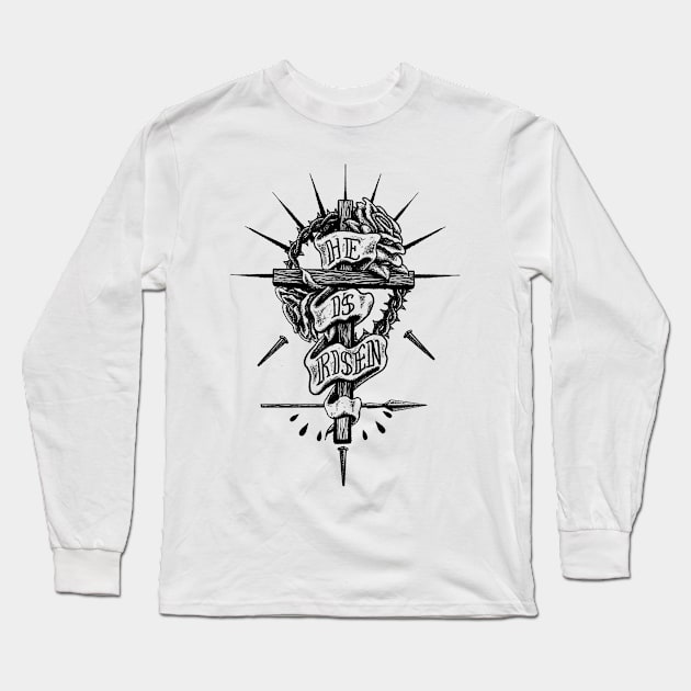 He is Risen Long Sleeve T-Shirt by mattleckie